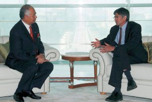 Prime Minister Najib Tun Razak meets with U.S. Deputy Secretary of State James Steinberg. © Bernama